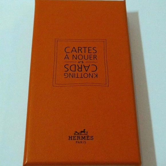 NIB auth HERMÈS Cartes À Nouer / How to Tie Scarf - Picture 3 of 4